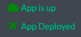 App is up App Deployed