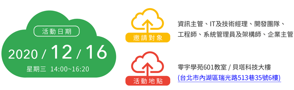 羽昇國際 活動日期及地點(Google Cloud)