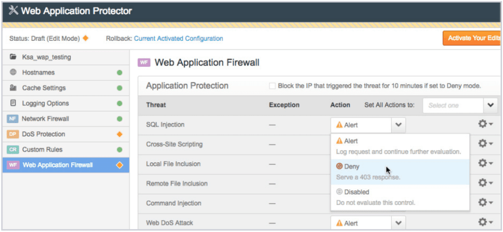 Akamai WAP 具備四大核心功能