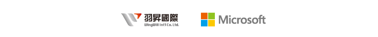羽昇國際LOGO、Microsoft LOGO
